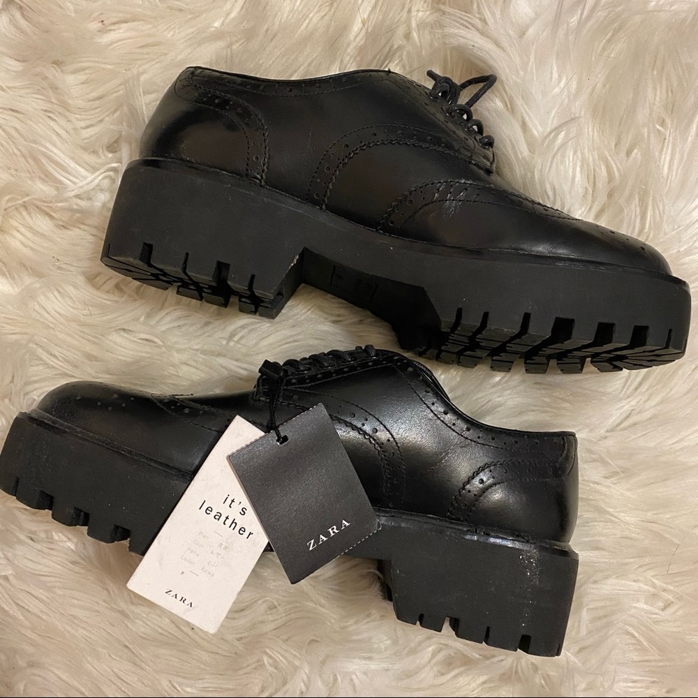 Zara Loafers Flat Shoes